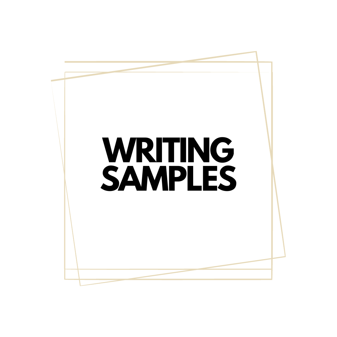 Writing Samples Picture